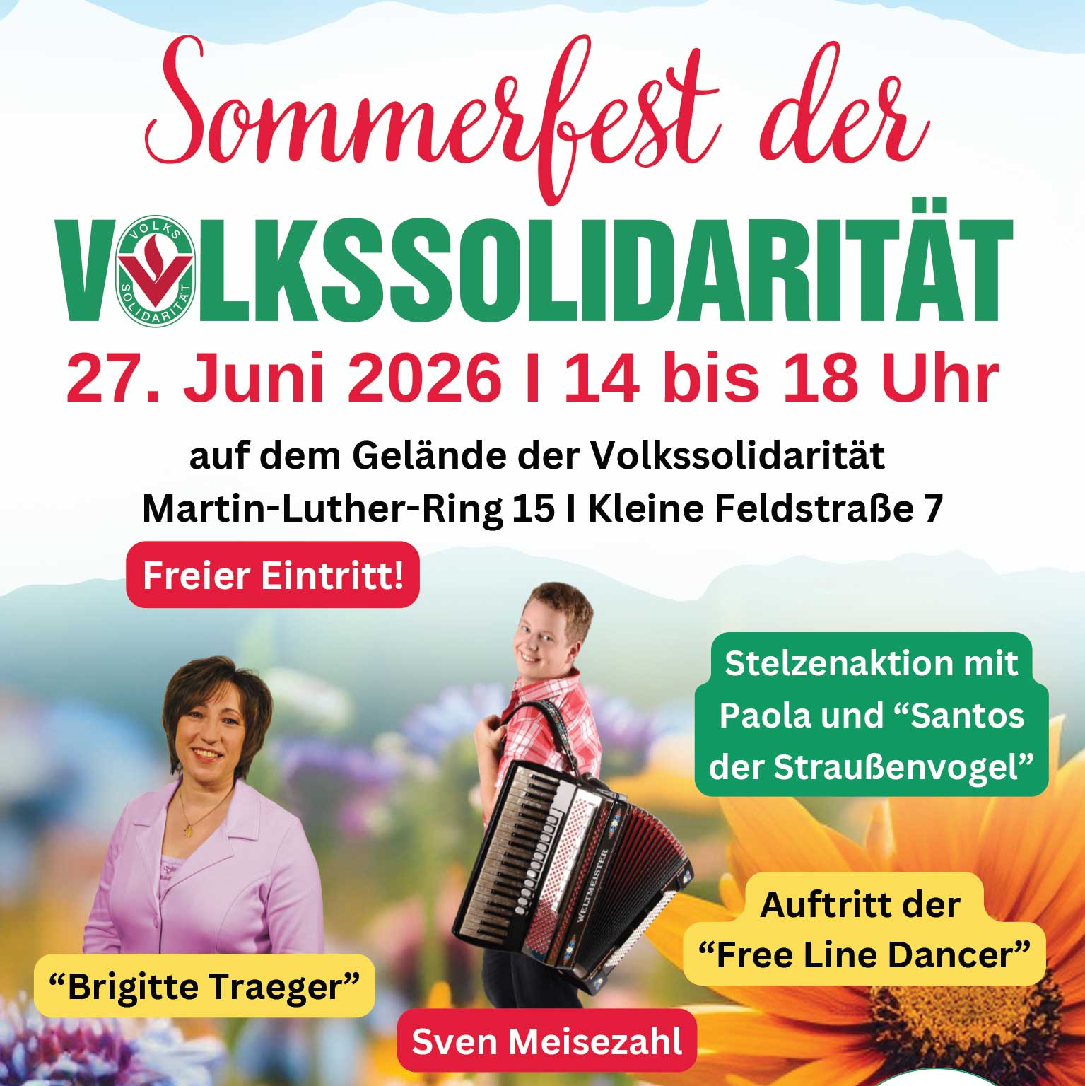 Sommerfest der Volkssolidarität, Gelände der Volkssolidarität, Torgau